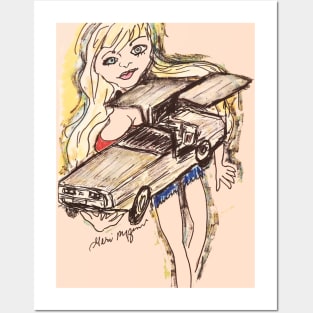 DMC DeLorean Posters and Art